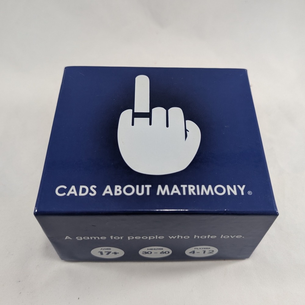 Cads About Matrimony Card Game Adult Party Hilarious Offensive Humor‎